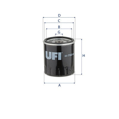 UFI Filters Oil Filter 23.752.00