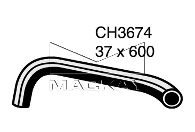Mackay Bottom Radiator Hose CH3674