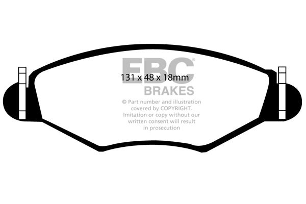 EBC Peugeot 206 - 306 Front Pads DP21366
