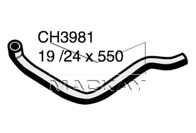 Mackay Heater Hose CH3981