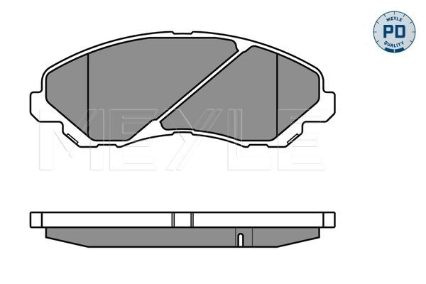 MEYLE Brake Pad Set 025 235 8416/PD