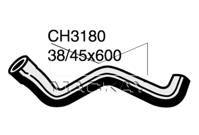 Mackay Bottom Radiator Hose CH3180