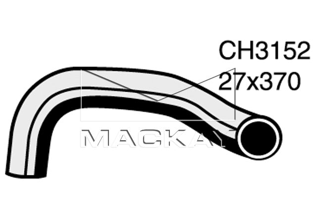 Mackay Bottom Radiator Hose CH3152