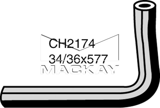 Mackay Bottom Radiator Hose CH2174