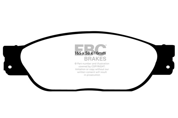 EBC Yellowstuff Brake Pads DP41220/2R