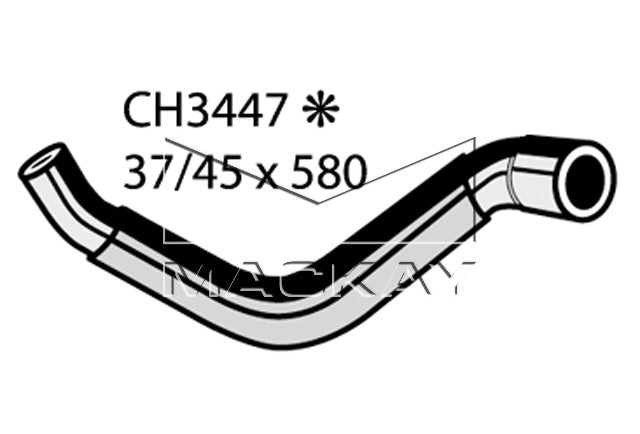 Mackay Bottom Radiator Hose CH3447