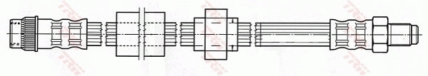 TRW Brake Hose PHB483