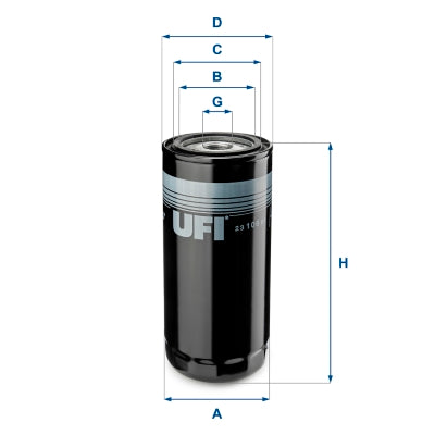 UFI Filters Oil Filter 23.110.02