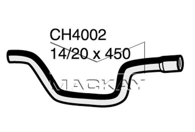 Mackay Heater Hose CH4002