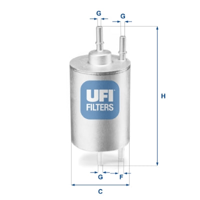 UFI Filters Fuel Filter 31.958.00