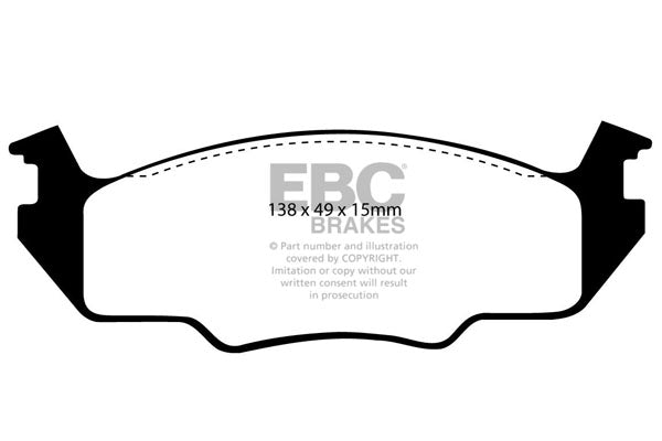 EBC Audi/Vw Front Pads DP2366