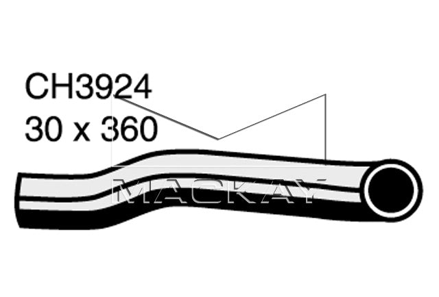 Mackay Top Radiator Hose CH3924