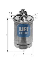 UFI Filters Fuel Filter 24.404.00