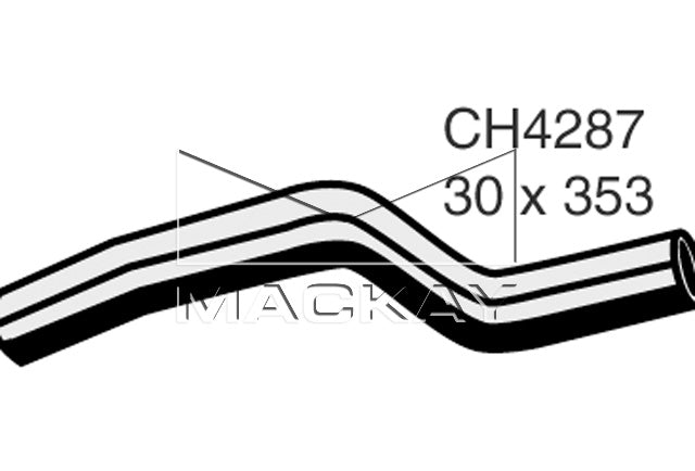 Mackay Bottom Radiator Hose CH4287