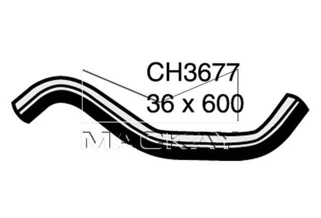 Mackay Top Radiator Hose CH3677