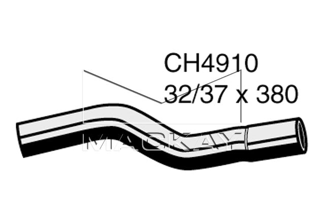Mackay Top Radiator Hose CH4910