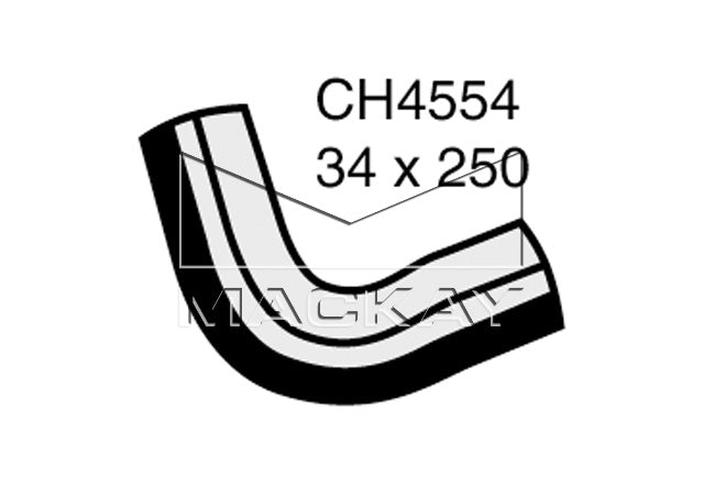 Mackay Top Radiator Hose CH4554