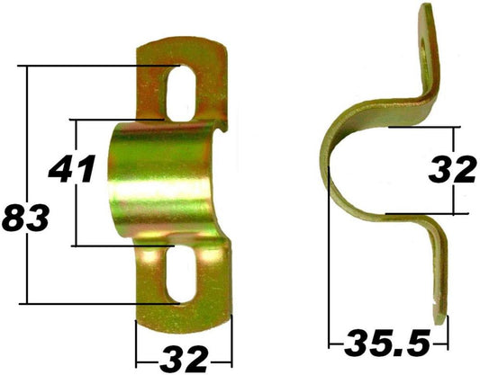 SuperPro Swaybar Steel Mount Bracket SPF0984K