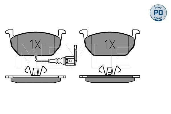 MEYLE Brake Pad Set 025 220 3517/PD