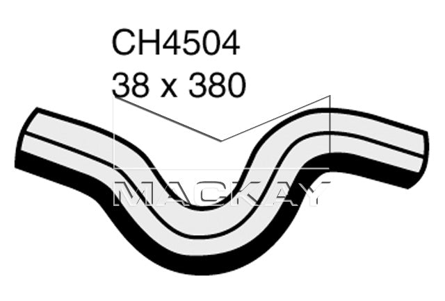 Mackay Top Radiator Hose CH4504