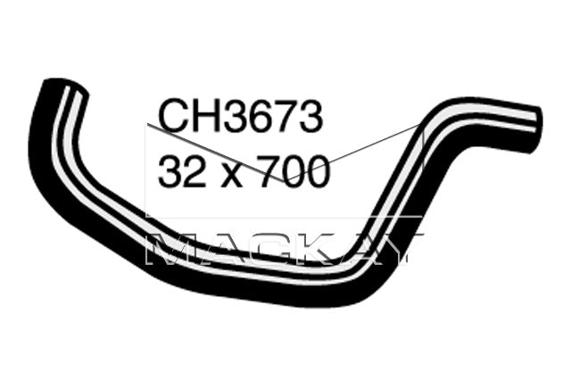 Mackay Top Radiator Hose CH3673