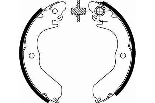 TRW Brake Shoe GS8553