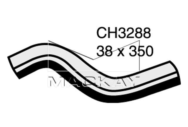 Mackay Bottom Radiator Hose CH3288