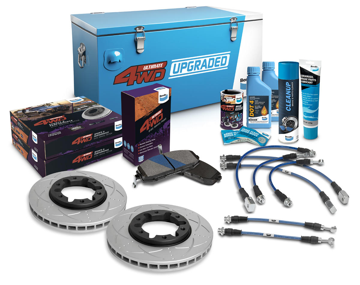 Bendix Ultimate 4x4 Brake Upgrade Kit (Suits 4" Lift) U4WD-BUK62+4