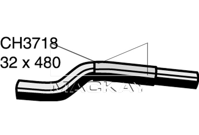Mackay Top Radiator Hose CH3718