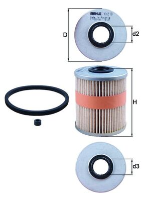 MAHLE Fuel Filter KX 218D