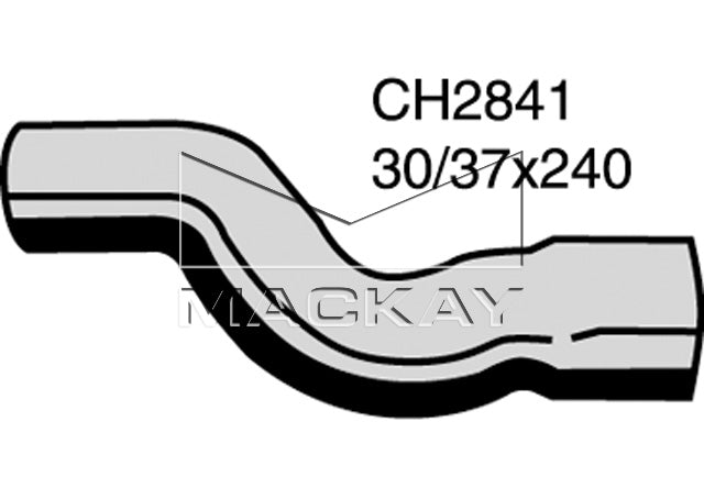 Mackay Bottom Radiator Hose CH2841