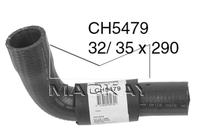 Mackay Bottom Radiator Hose CH5479