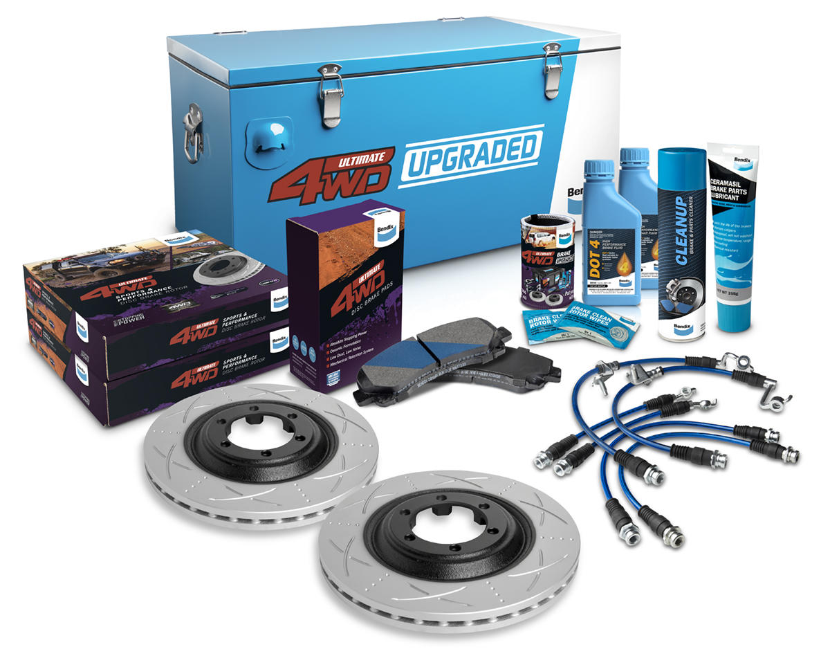 Bendix Ultimate 4x4 Brake Upgrade Kit (Suits 2" Lift) U4WD-BUK94+2