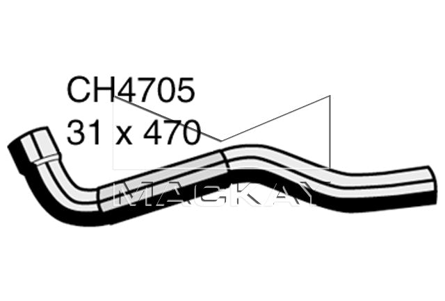 Mackay Bottom Radiator Hose CH4705