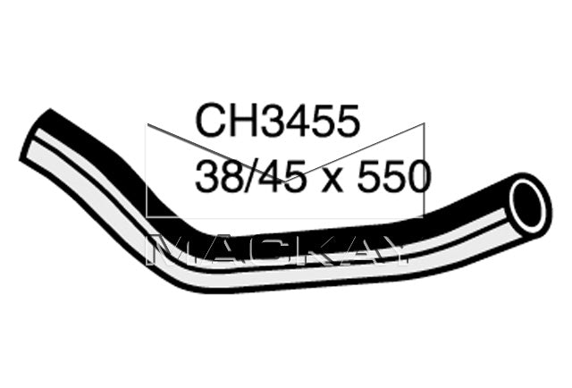 Mackay Bottom Radiator Hose CH3455