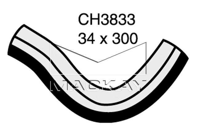 Mackay Top Radiator Hose CH3833