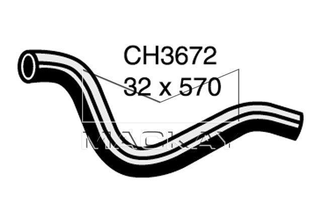 Mackay Top Radiator Hose CH3672