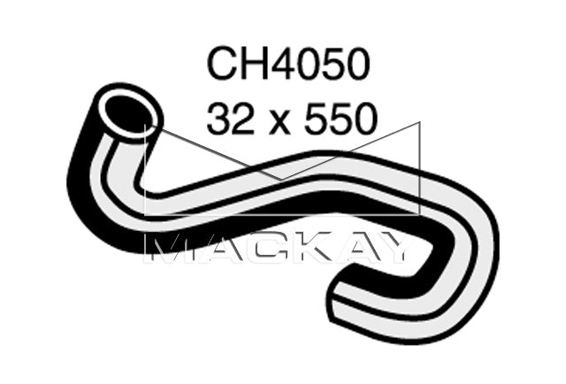 Mackay Top Radiator Hose CH4050