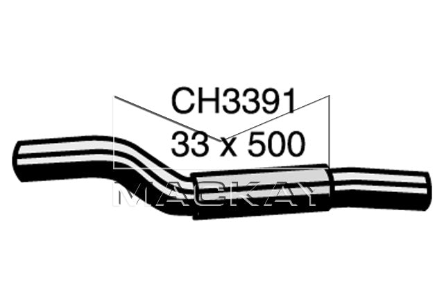 Mackay Top Radiator Hose CH3391