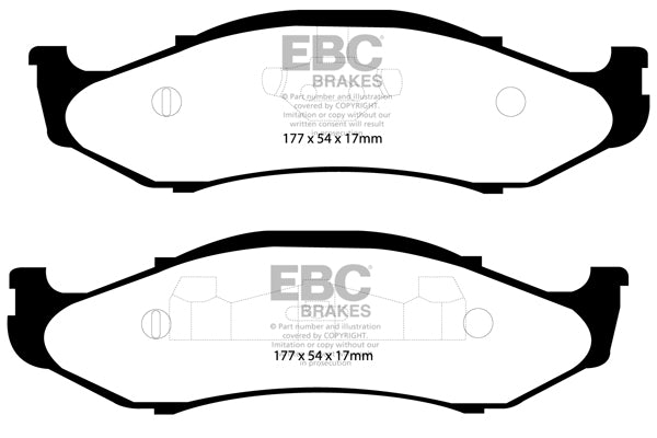 EBC Brake Pad Set DP61255