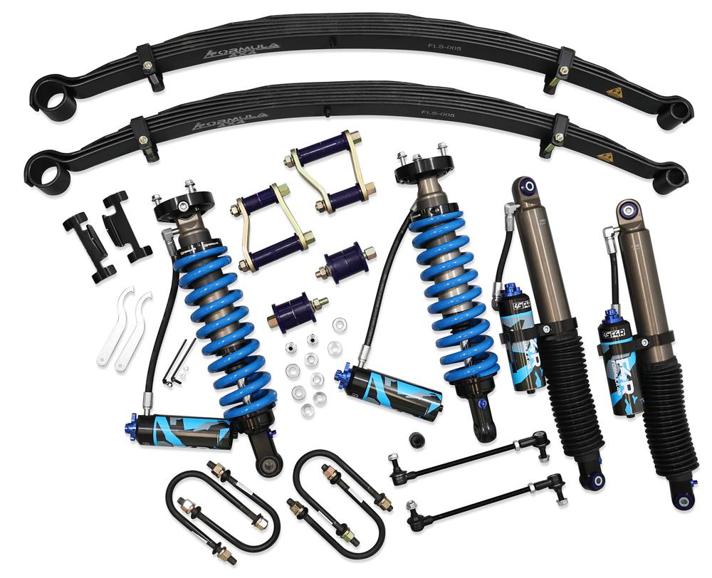 Formula 4x4 2 Inch to 3 Inch Adjustable Formula 4x4 Lift Kit to suit Ford Ranger PX I & II 2011-2018 & Mazda BT-50 2011-2020