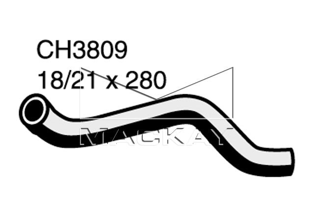 Mackay Heater Hose CH3809
