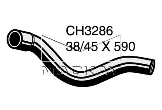 Mackay Bottom Radiator Hose CH3286