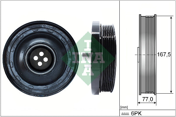 INA Crankshaft Pulley 544 0137 10