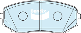 Bendix Ultimate 4WD Brake Pad Set DB1916 ULT4WD
