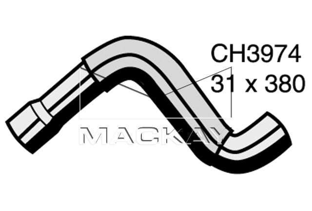 Mackay Bottom Radiator Hose CH3974