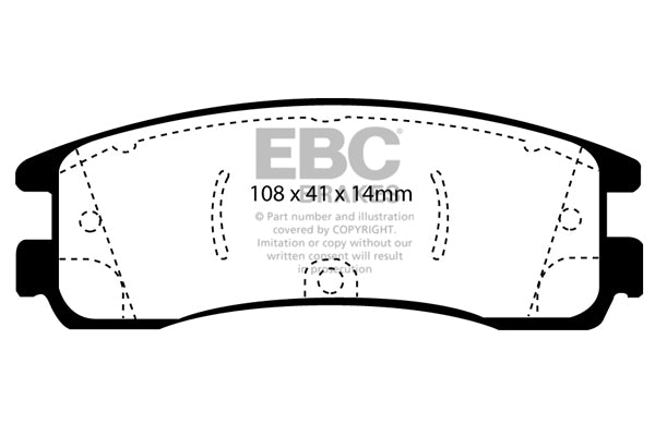 EBC Brake Pad Set DP61122