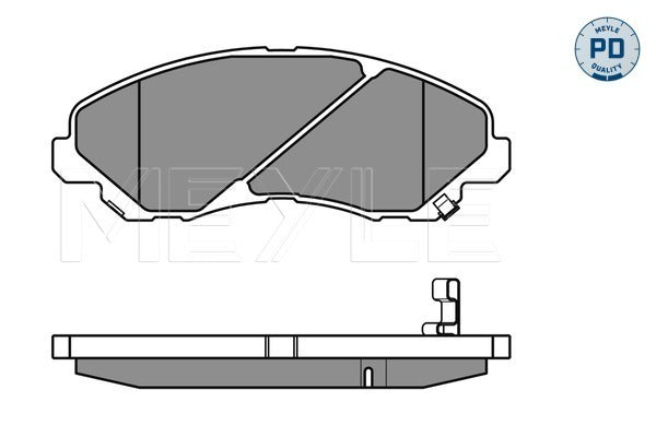 MEYLE Brake Pad Set 025 235 8416/PD