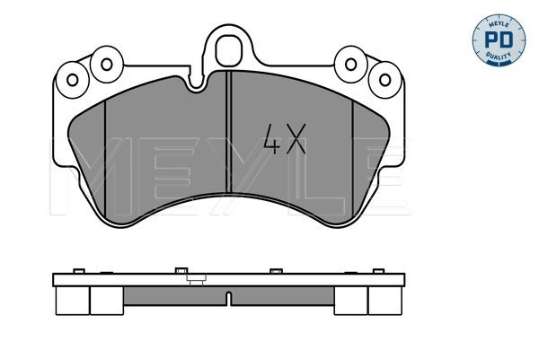 MEYLE Brake Pad Set 025 236 9217/PD