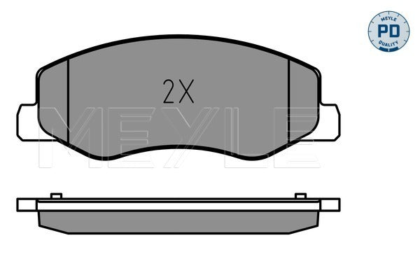 MEYLE Brake Pad Set 025 251 7218/PD